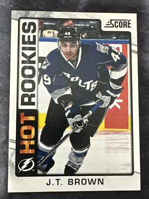 2012-13 Score Rookies 528 J.T. Brown Tampa Bay Lightning - Image 1 of 2