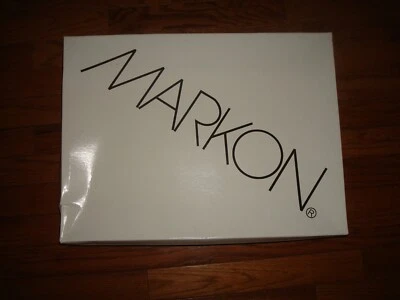 MARKON BLACK DANIELLE LEATHER & SUEDE BOOTS SIZE 7W - Image 1 of 4