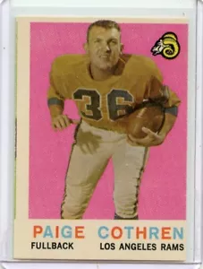 1959 Topps FB Paige Cothren Los Angeles Rams #28 ⭐️💥🎯 EX - Bild 1 von 2