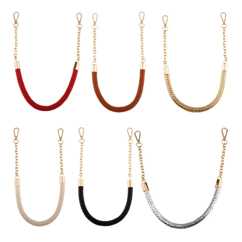 Leder Taschenkette Handtasche Kette Tragetasche Taschengriffe Taschen Henkel - Bild 1 von 1