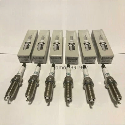Set of 6 Denso Spark Plug 22401-EW61C For Nissan Infiniti EX35 FXE22HR11 - Image 1 of 4