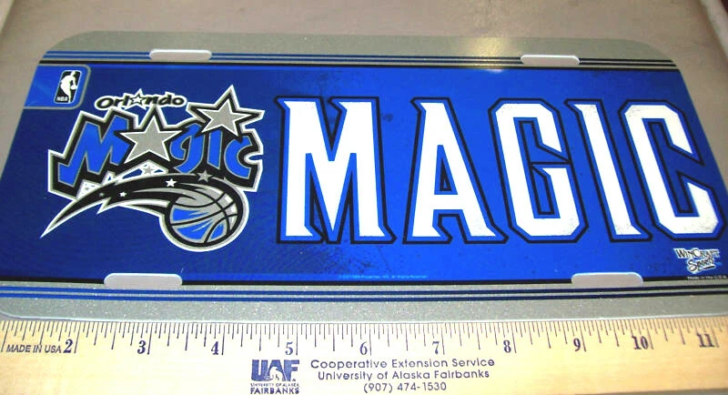 Orlando Magic NBA basketball team, plastic License Plate, made in the USA - Image 1 of 1