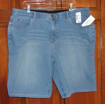 Bermudas CJ Christopher Banks Adelgazantes Forma Ajuste Perfecto -Azul 22W Nuevas con Etiquetas Foto 1 de 4