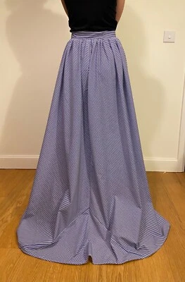 Late Victorian/early Edwardian fashion style (early 1900s) Striped skirt - Image 1 of 4