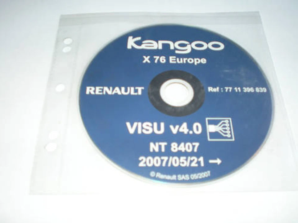 Schematics On CD Renault Kangoo - Stand 05/2007 - Image 1 of 1