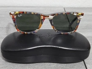 RAY BAN Wayfarer Guitar Theme RB2140 1121 Special Series #9 50 22 Made In Italy - Picture 1 of 15