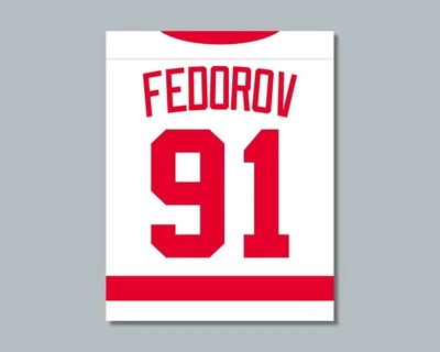 SERGEI FEDOROV 1990's Detroit Red Wings comparable Photo 8x10 11x14 16x20 JZ - Image 1 of 4