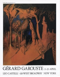 GERARD GAROUSTE Art Gallery Exhibit 1988 Ad - Picture 1 of 1