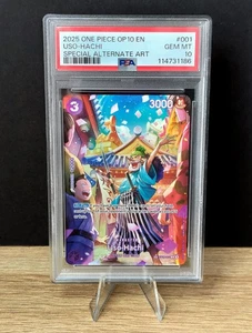One Piece Op10 #001 Uso-Hachi Special Alternate Art PSA 10 - Bild 1 von 2