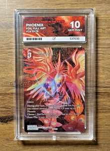 Final Fantasy TCG Opus 26 Phoenix 26-017R Full Art *FOIL* - Ace Graded 10 - Picture 1 of 2