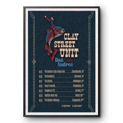 Clay Street Unit Fall Tour Oct 2025 Poster - Image 1 of 4