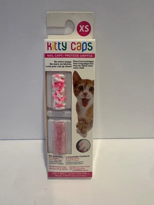 Protectores de uñas Kitty Caps XS blanco/rosa claro/rosa brillo Foto 1 de 2