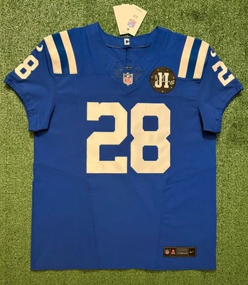 Camiseta deportiva auténtica Jonathan Taylor Indianapolis Colts Nike Vapor Fuse Elite talla 44 Foto 1 de 4