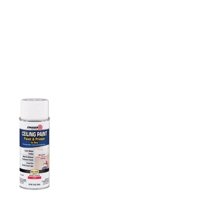 Zinsser 13 Oz. Spray de pintura e imprimación de techo blanco brillante 316133 Zinsser 316133 Foto 1 de 3