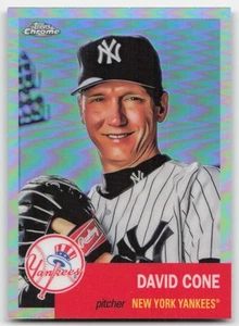 2022 Topps Chrome Platinum Refractor David Cone Baseball Card #29 - Yankees - Bild 1 von 2