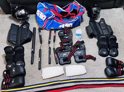 ATA Taekwondo Artes Marciales Combate Equipo de Combate Talla Md Juvenil/Uno Lg Casco Juvenil Foto 1 de 4