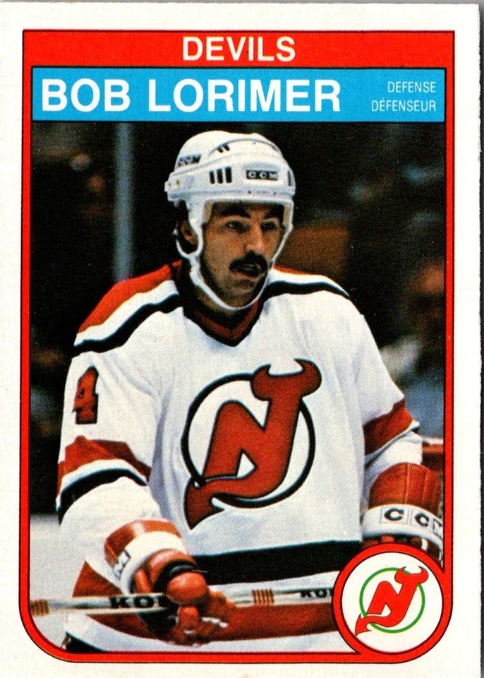 1982 O-Pee-Chee Bob Lorimer #142 New Jersey Devils Hockey Card - Image 1 of 2