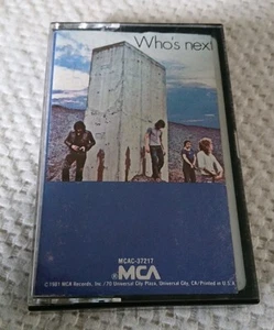 Who's Next By The Who ( Cassette Tape 1981, MCA) - Imagen 1 de 9