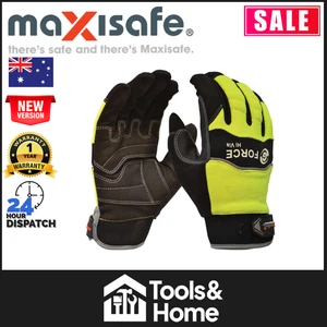 Maxisafe G-Force HiVis Mechanics Riggers Glove - GMY277 - Picture 1 of 3