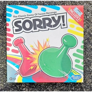 Hasbro Gaming Sorry! Multicolor Family Board Game Complete & Mint In Box - Picture 1 of 3