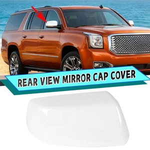 Tapa de cubierta de espejo retrovisor lateral derecho para pasajero GMC 2015-20 Tahoe Yukon Suburban blanca - Imagen 1 de 18