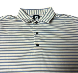 Footjoy Poloshirt Mehrfarbig Gestreift Kurzarm Golf Herren XL - Bild 1 von 6