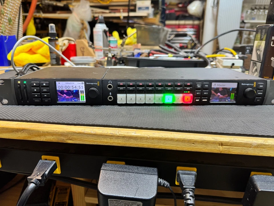 Black Magic ATEM Television Studio HD with Hyperdeck Studio HD Mini Switcher/Rec - Image 1 of 4
