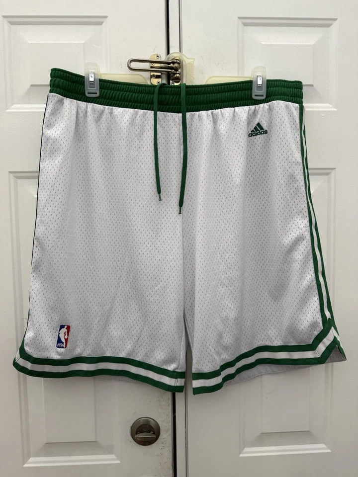 Adidas NBA Boston Celtics White Swingman XXL Shorts - Image 1 of 4