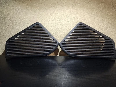 Cubiertas de altavoz para panel de puerta de paso del conductor negro Honda Civic 1992-1995 cupé escotilla Foto 1 de 3