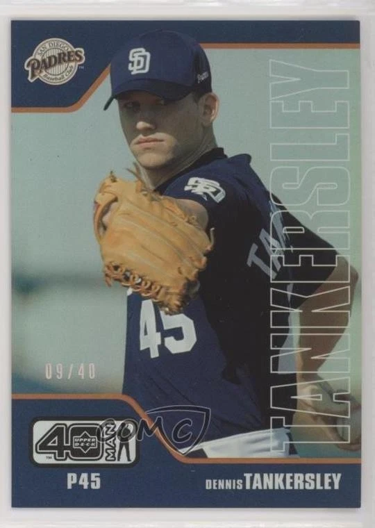 2002 Upper Deck 40 Man Electric Rainbow /40 Dennis Tankersley #847 - Image 1 of 2