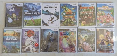 MINTY Nintendo Wii Sealed Lot Xenoblade Resident Evil Donkey Kong + Bonus NEW - image 1 of 4