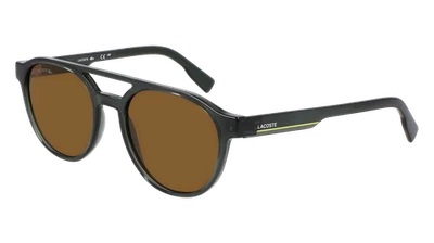 Gafas de sol LACOSTE L6008S 035 GRIS TRANSPARENTE 53/19/145 MASCULINO Foto 1 de 3