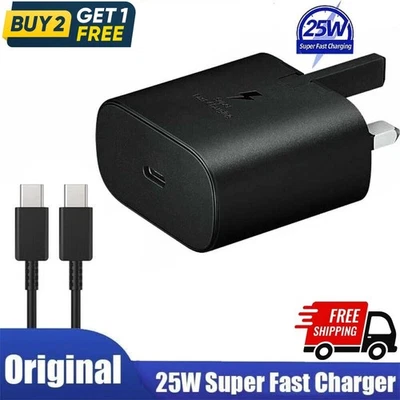 Super Fast Charger 25W For Samsung Galaxy A21 A21s A31 A41 A51 A71 5G - Image 1 of 4