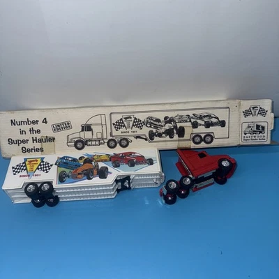 ERTL Eastwood Super Hauler Series #4 Checkered Flag Fan Club 1/64 die cast metal - Image 1 of 4