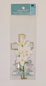 Jolee's Easter Lily & Cross Mini Pack Of Scrapbooking Embellishments - Picture 1 of 3