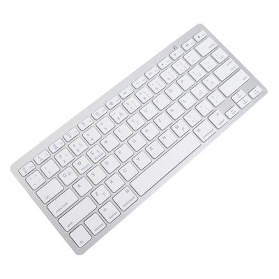 Wireless BT Keyboard Portable Compact Ultra Thin Bilingual Universal For PC Hot - Image 1 of 4