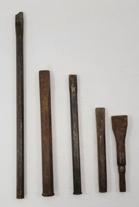 *K3) Lote Mixto De Colección 5 Cinceles de Metal de Maquinista Punzones Herramientas Kraeuter Stanley - Imagen 1 de 18