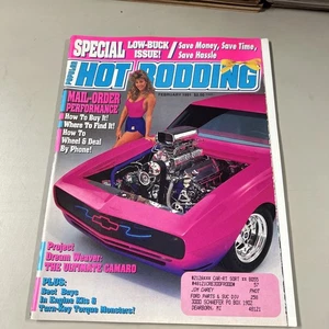 POPULAR HOT RODDING Feb/1991 /special low buck issue save money/time/hassle/F14A - Picture 1 of 6