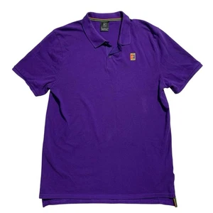 Nike Challenge Court Tennis Polo Shirt Medium VTG 90s Streetwear Classic - Picture 1 of 11