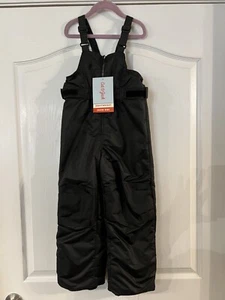 Cat And Jack Snow Pants Overall Bib Winter Ski Size 5T Black Unisex NWT - Picture 1 of 4