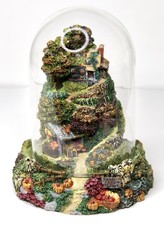 Vtg Franklin Mint “Harvest Hill Cottage” Violet L. Schwenig Figurine Limited Ed