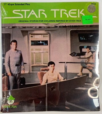 Star Trek Original Stories for Children 7" 45 Ext. Play 1979 Peter Pan 1513  New - Image 1 of 3