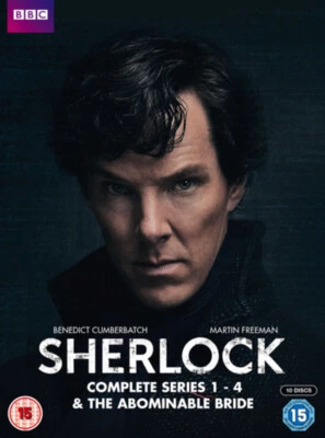 Sherlock: Complete Series 1-4 & the Abominable Bride [15] DVD Box Set - Image 1 of 2