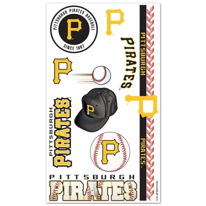 Pittsburgh Pirates Temporary Tattoos - Image 1 of 1