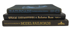 Vintage Railroad Theme Hardcover Book Lot Steam Locomotives Encyclopedia Models