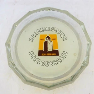 Cendrier Ashtray publicitaire - HAIGERLOCHER SCHLOSSBRÄU BIERE 18 cm Ø - Imagen 1 de 2