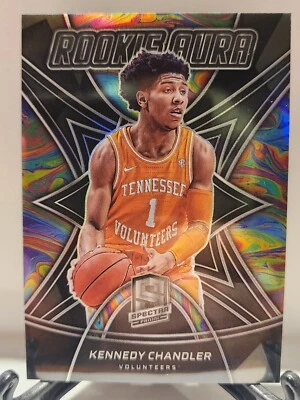 2022 Chronicles Draft Spectra Rookie Aura Prizm KENNEDY CHANDLER RC #RA-KCH Nets - Image 1 of 2
