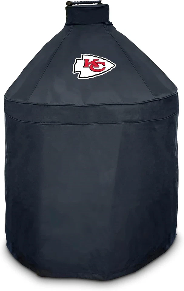 FANMATS 42771 NFL - Kansas City Chiefs - Black KAMADO Style Grill Cover NEW - Image 1 of 2