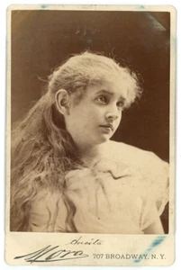 Vintage Schrankkarte Kind Schönheit Schauspielerin Anita Manson - Bild 1 von 2