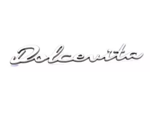 Genuine New FIAT DOLCEVITA BOOT BADGE Rear Emblem Logo For 500 0735717826 - Picture 1 of 1